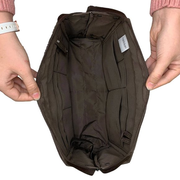 Zippered Purse Organizer Insert - Brown - Picture 5 of 6